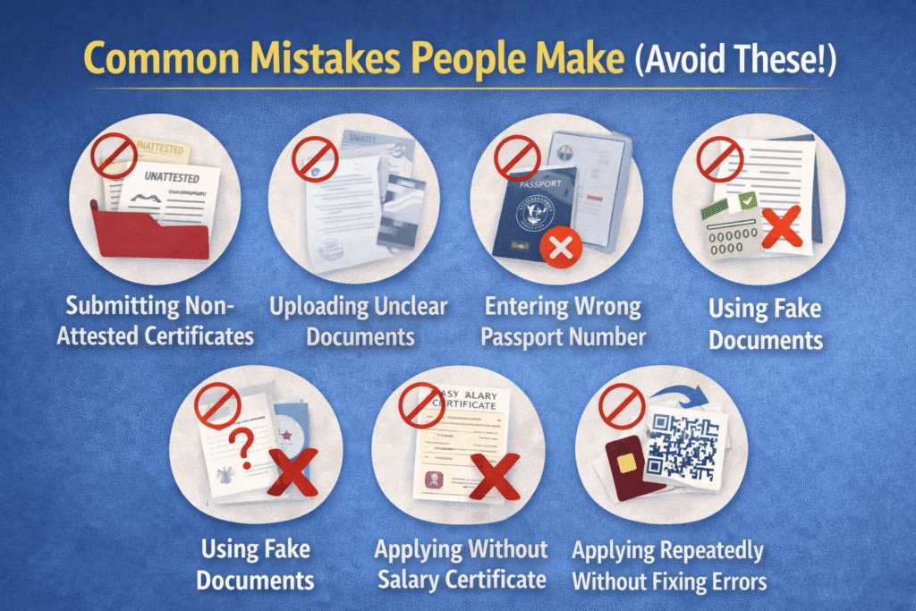 MOI Qatar family visit visa rejection reasons explained