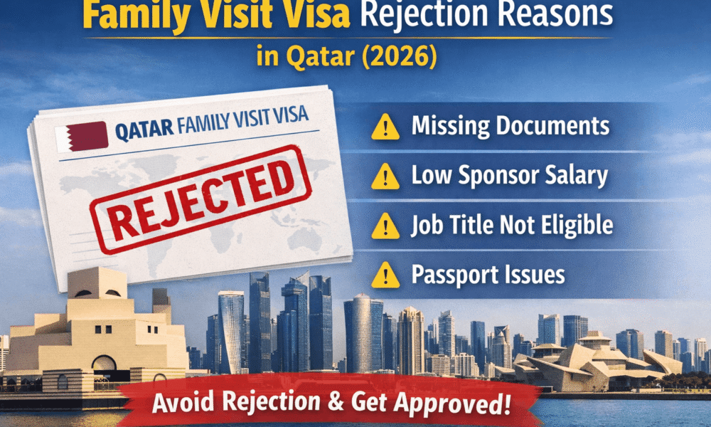 Family Visit Visa Rejection Reasons in Qatar
